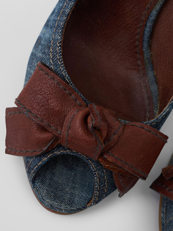 Miu Miu Denim Wedges 