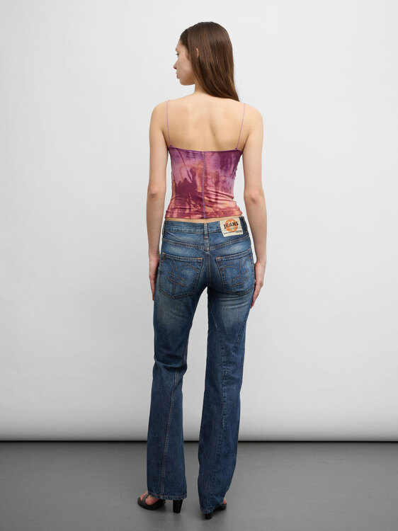 Michiko Koshino Twisted Leg Jeans 