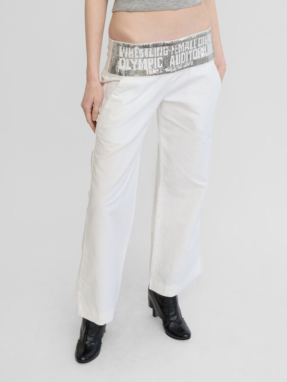 Extē Sequin Waist Trousers 