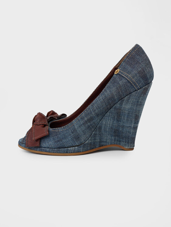 Miu Miu Denim Wedges 