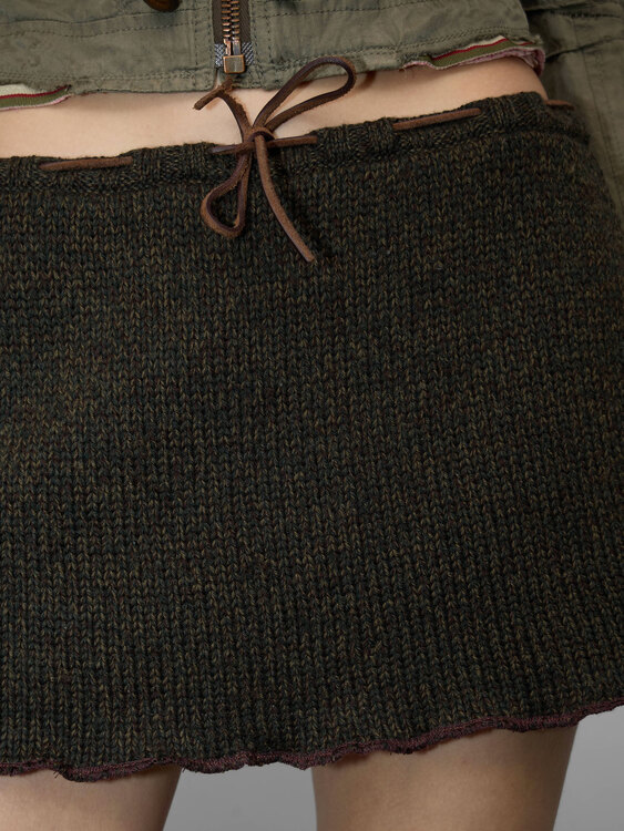 Gazebo Knitted Mini Skirt 