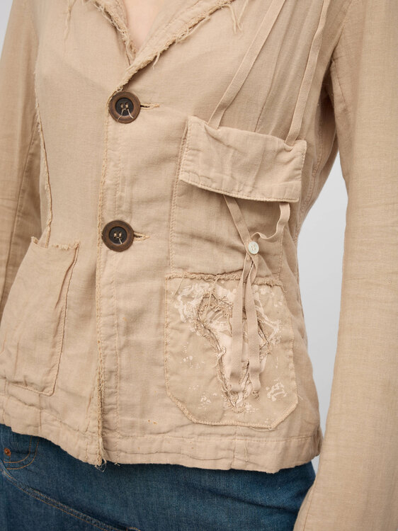 Michiko Koshino Linen Blazer 