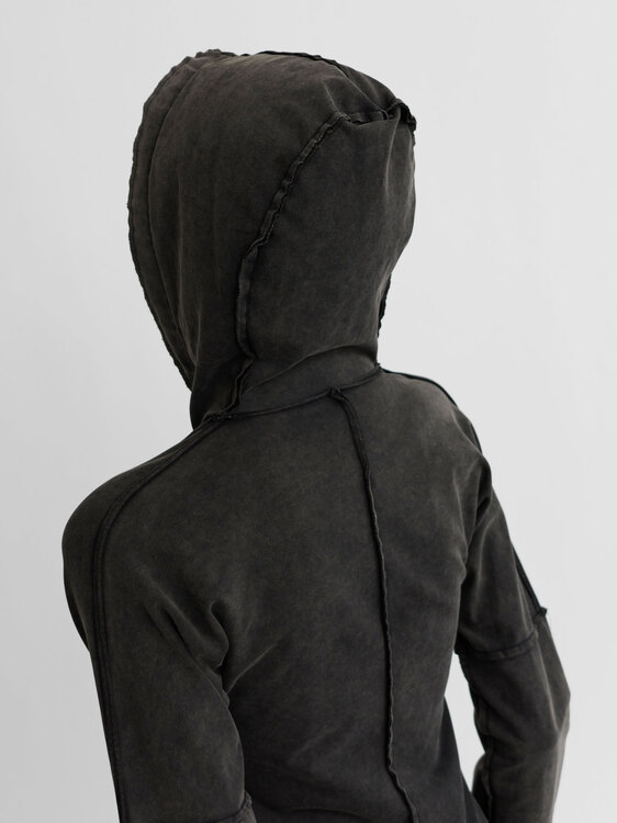 Cop Copine Acid Wash Hoodie 