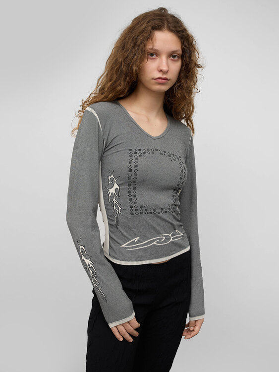 Stretchy Nylon Blouse 