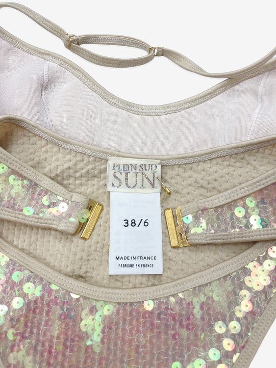 Plein Sud Sequined Bikini 