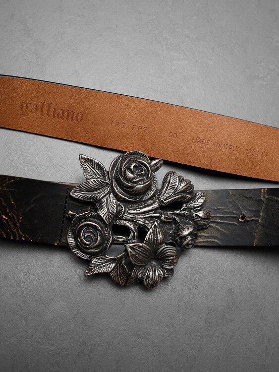 John Galliano Leather Belt 