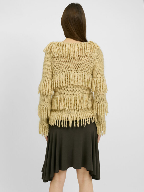 Anna Sui Fringed Cardigan 
