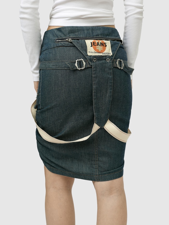 Michiko Koshino Denim Skirt 