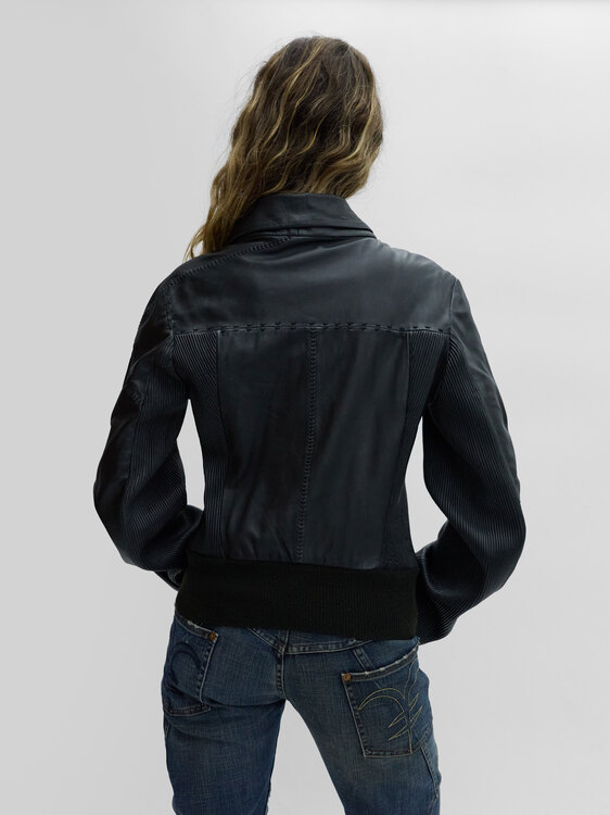 Michiko Koshino Leather Jacket 