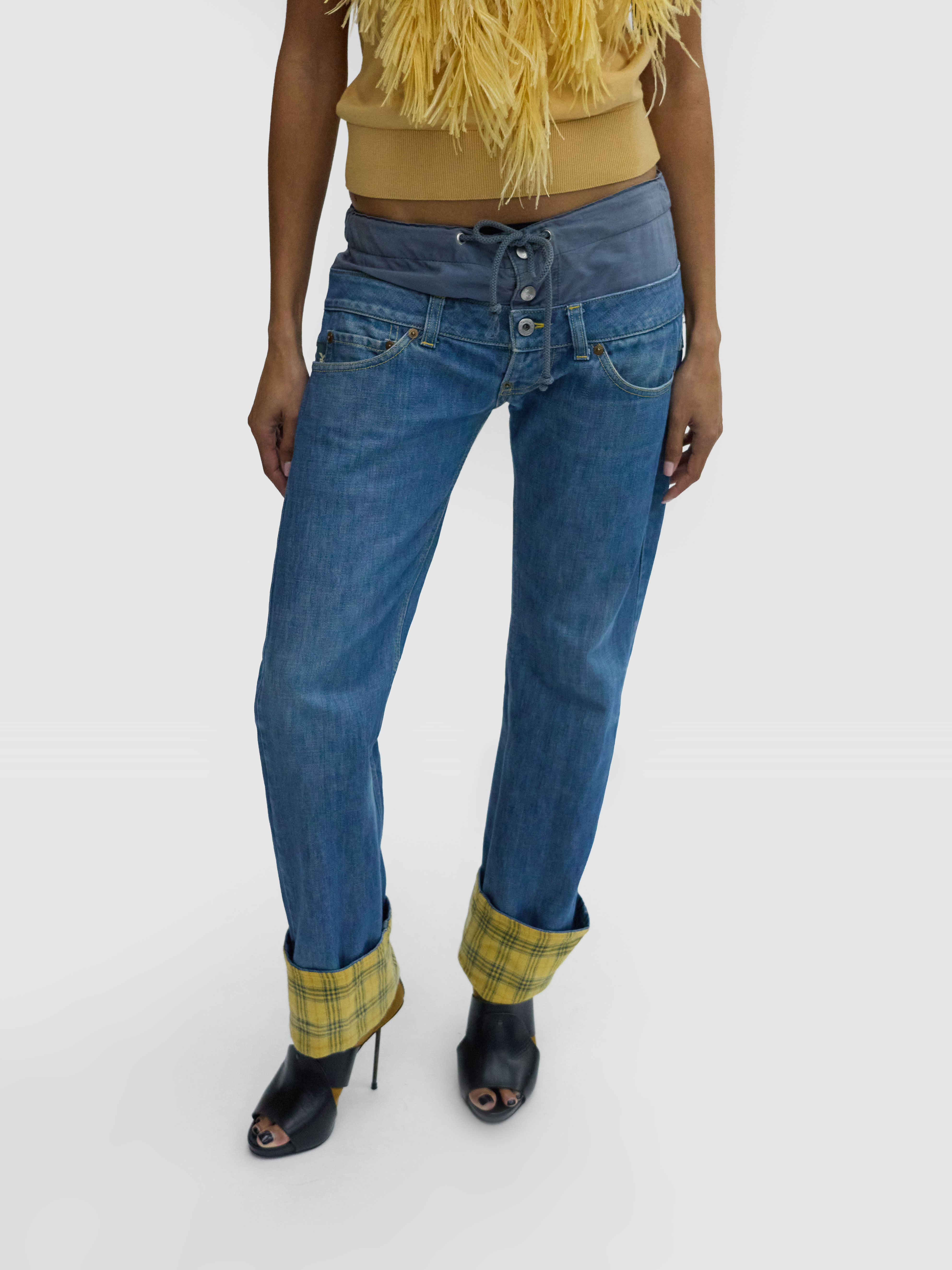 Michiko Koshino Double Waist Jeans 