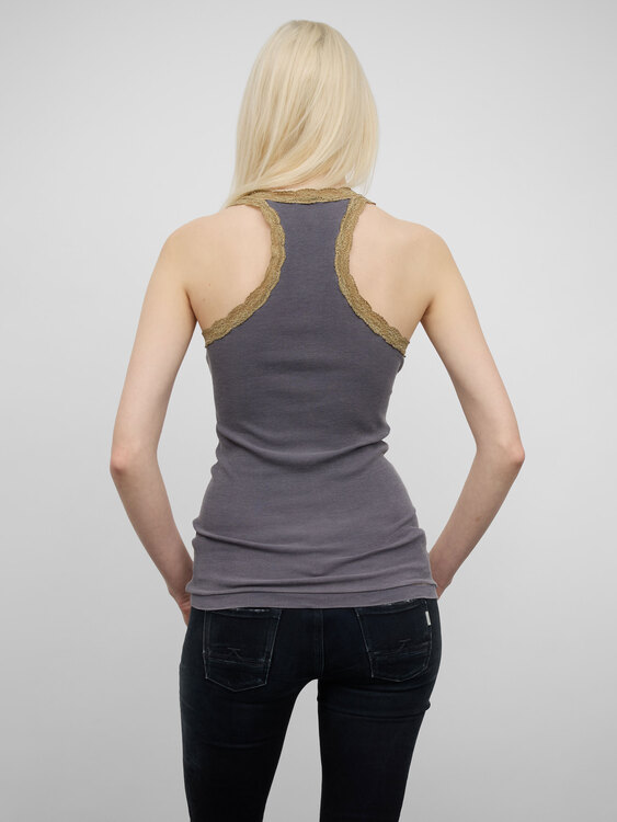 Rib Cotton Tank Top 