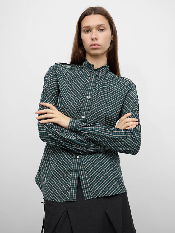 Veronique Branquinho Plaid Shirt 