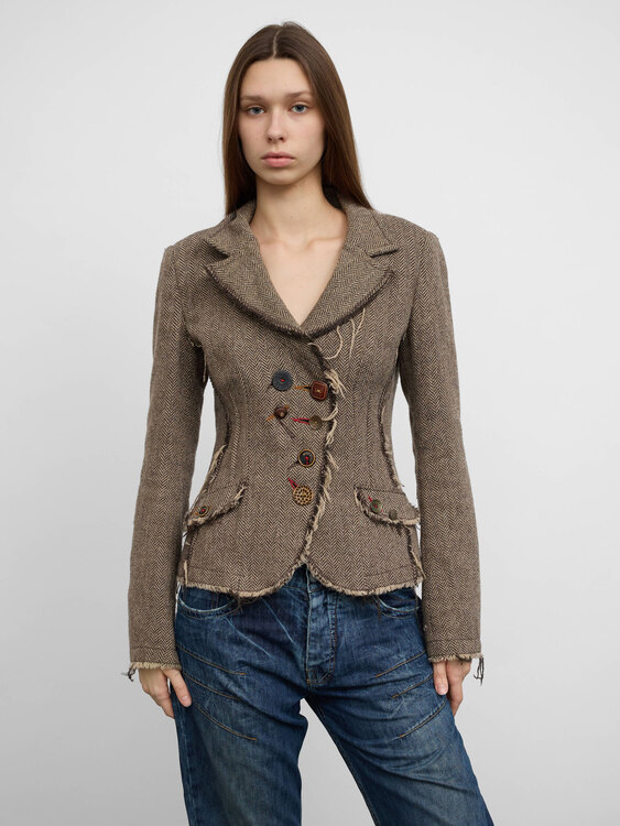 Miss Sixty Raw-Edge Jacket 