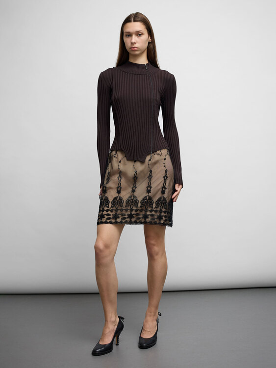 Sarah Pacini Zip Jumper 