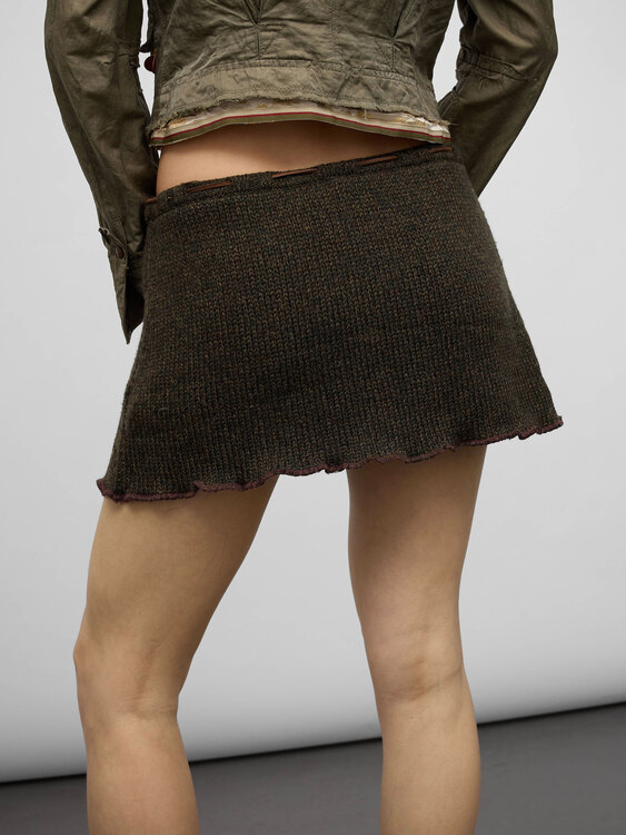 Gazebo Knitted Mini Skirt 