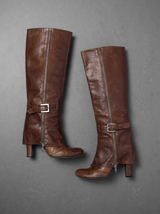 Extē Knee High Leather Boots 