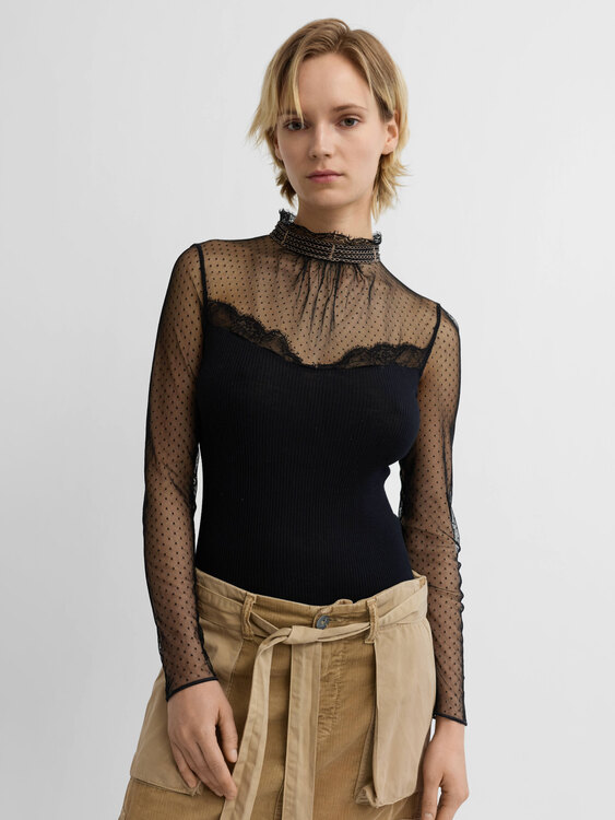 Oscalito Rib Knit Top 