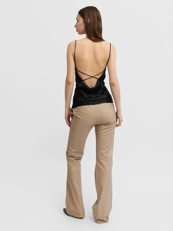 Plein Sud Leather Trousers 