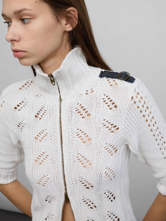 Miss Sixty Zip-Up Cardigan 