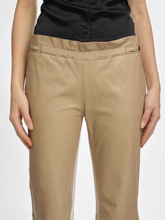 Plein Sud Leather Trousers 