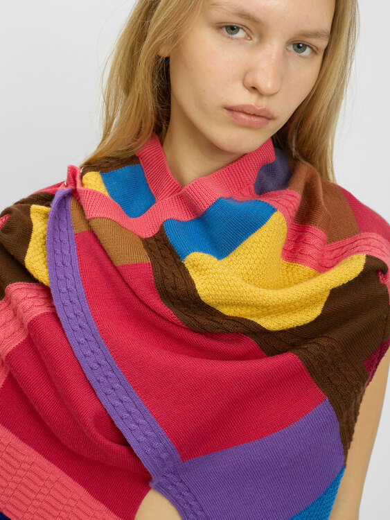 Comme des Garçons Patchwork Shrug 