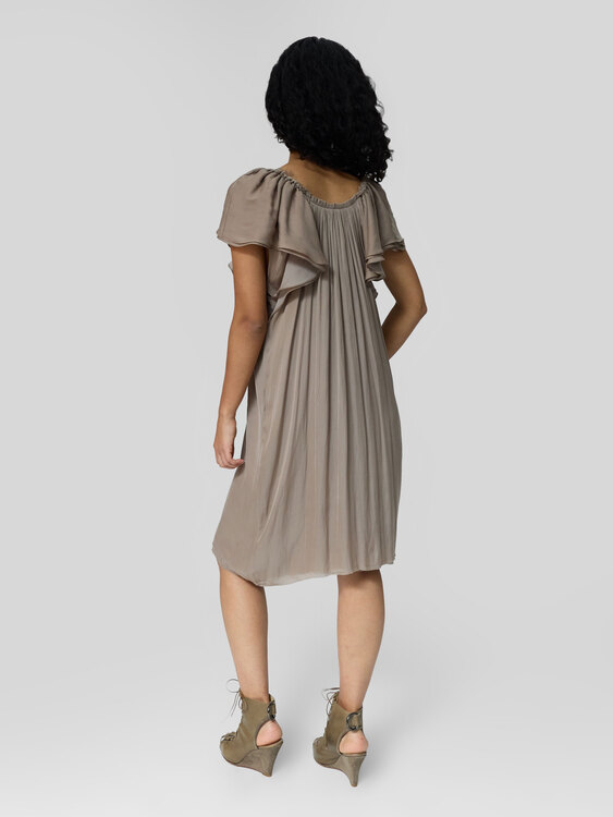 Lanvin Gathered Midi Dress 