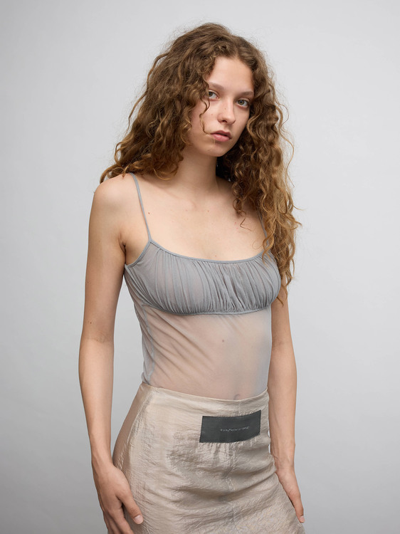 Blumarine Mesh Camisole Top 