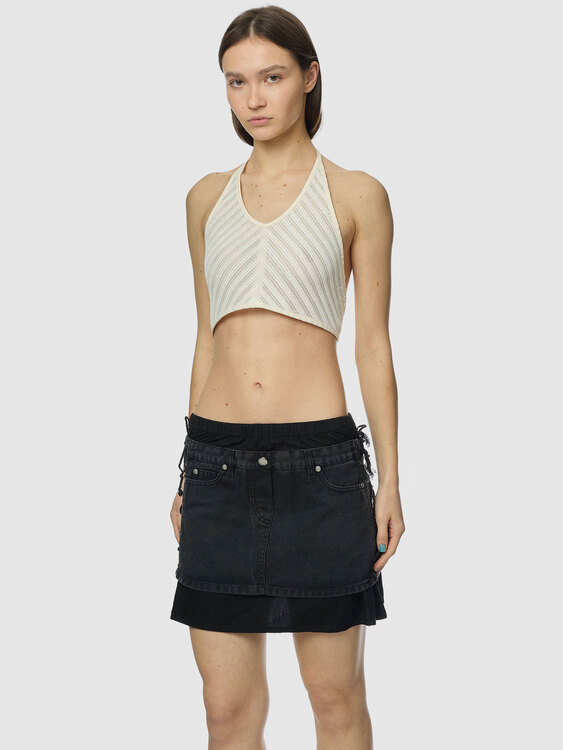 Extē Macramé Halter Top 