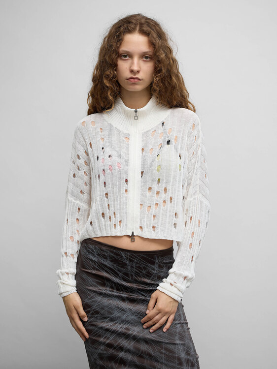 Sarah Pacini Knitted Cardigan 