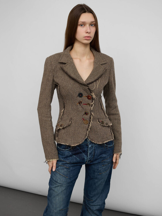 Miss Sixty Raw-Edge Jacket 