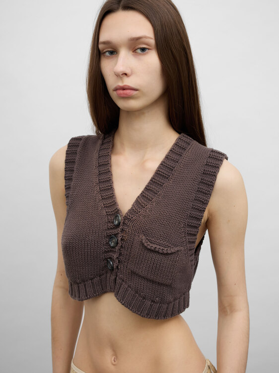 Cop Copine Cropped Vest 