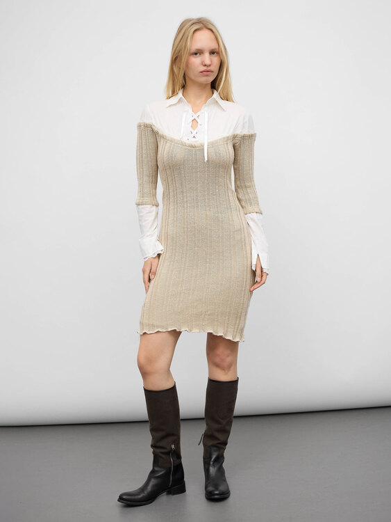 Integrated Shirt Dress 