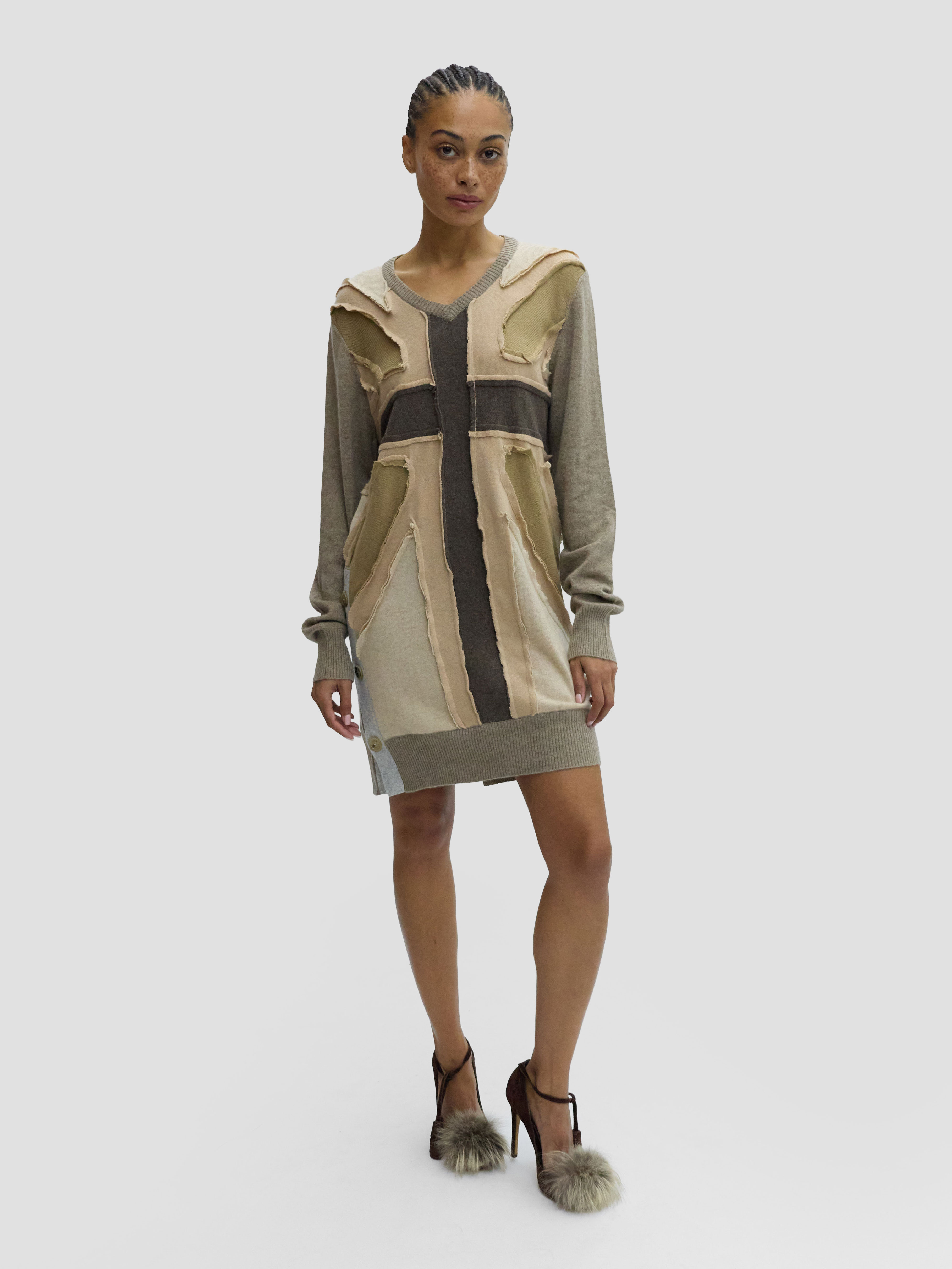 Fake London Knitted Cashmere Dress 