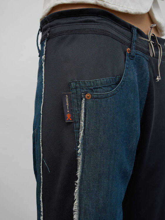Michiko Koshino Deconstructed Jogger Jeans 