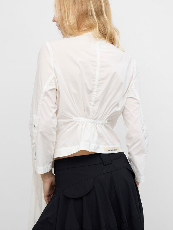 Michiko Koshino Chiffon Panels Shirt 