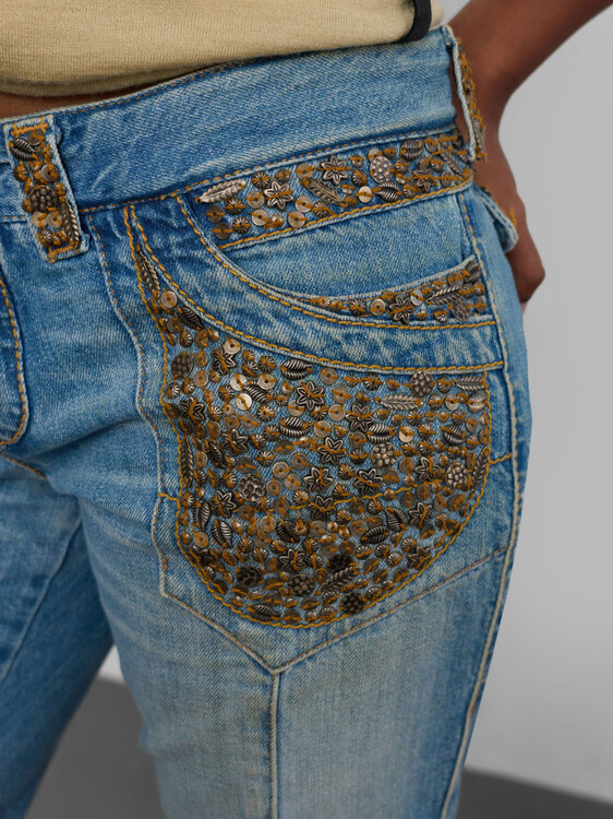 Ermanno Scervino Blue Denim Shorts 