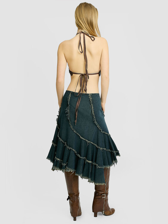 Plein Sud Denim Skirt 