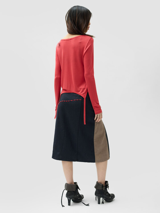 Michiko Koshino Pleated Skirt 