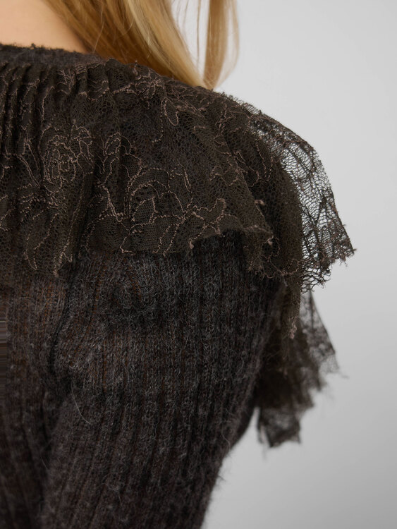 Gaultier Lace Collar Jumper 