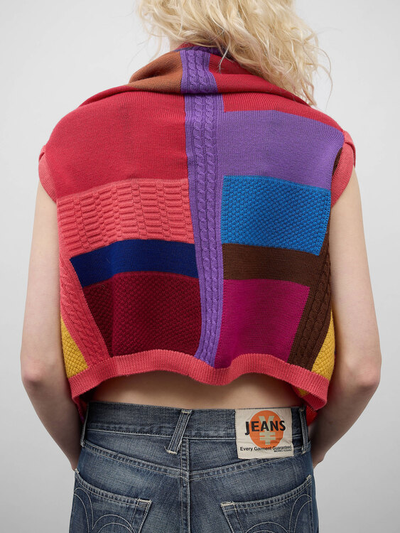 Comme des Garçons Patchwork Shrug 