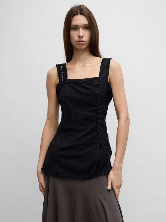 Deconstructed Knit Top 