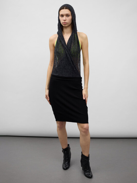 Sarah Pacini Backless Midi Dress 