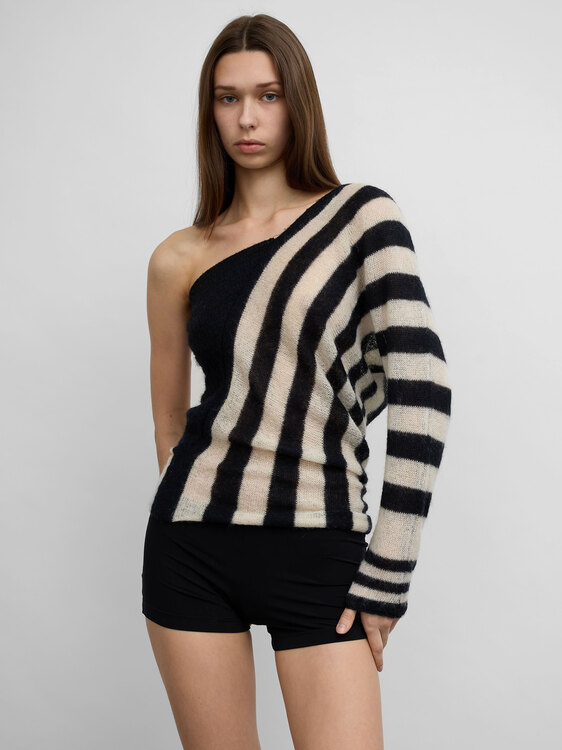 Stefanel One Shoulder Jumper 