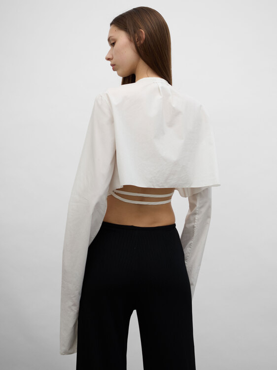 Gaultier White Origami Blouse 