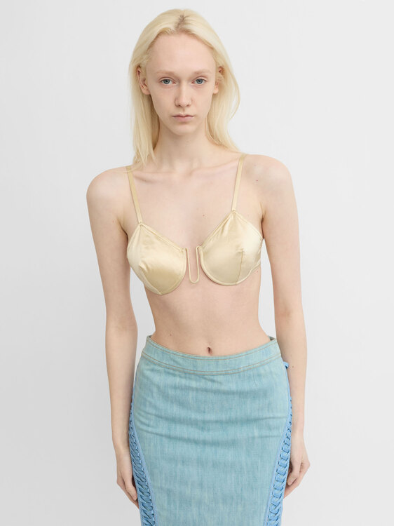 Faycal Amor Satin Bra 