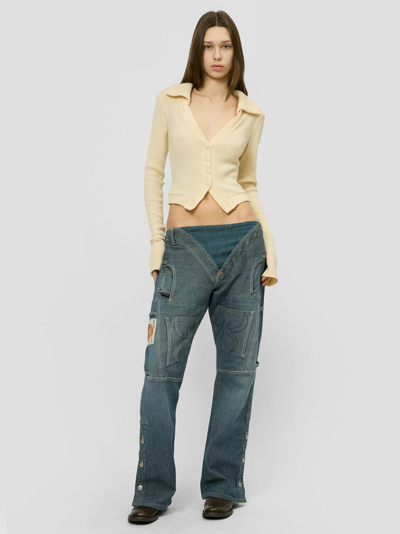 Michiko Koshino Deconstructed Jeans 