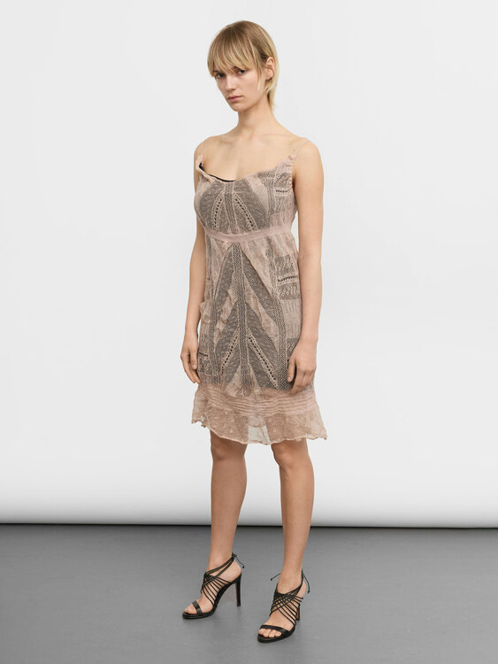 Anna Molinari Open Knit Dress 
