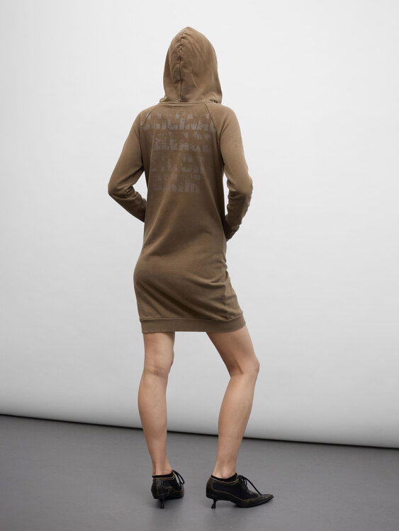 Michiko Koshino Hoodie Dress 