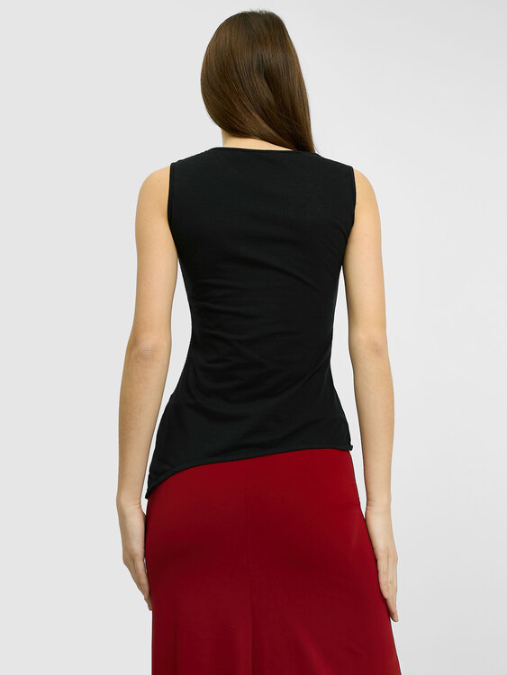 Deconstructed Abstract Floral Top 