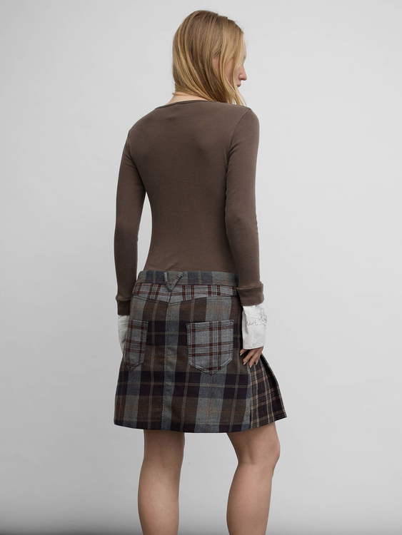 Nolita Tartan Mini Skirt 